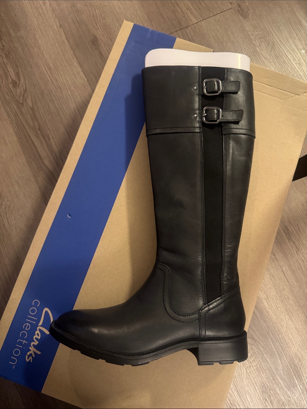 🔥Clarks Collection Leather Tall Shaft Boots- Adalynn Hope🔥BRAND NEW Size 7 ❣️